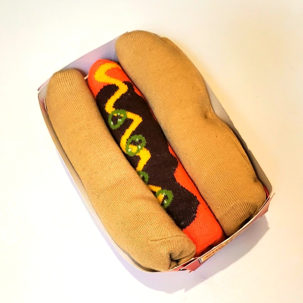 3 Pack Chili Dog Men's Crew Sock Set Shoe Size 8-12